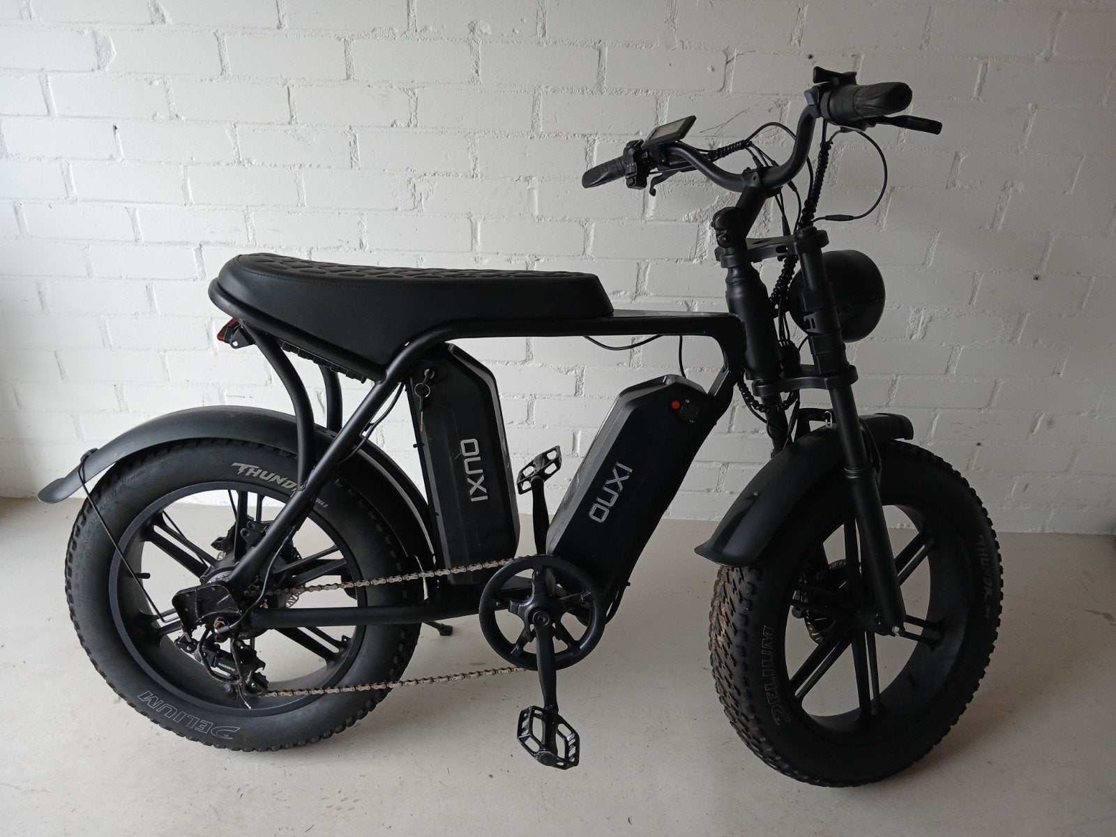 fatbike v8 ouxi dubbel accu, Gebruikt, 51 tot 55 cm, 50 km per accu of meer, Ophalen