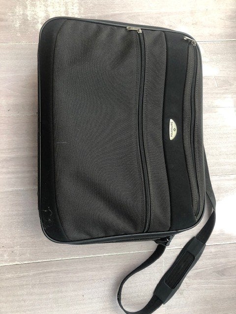 Samsonite reistas, 40 tot 60 cm, Zwart, Zo goed als nieuw, 35 tot 55 cm