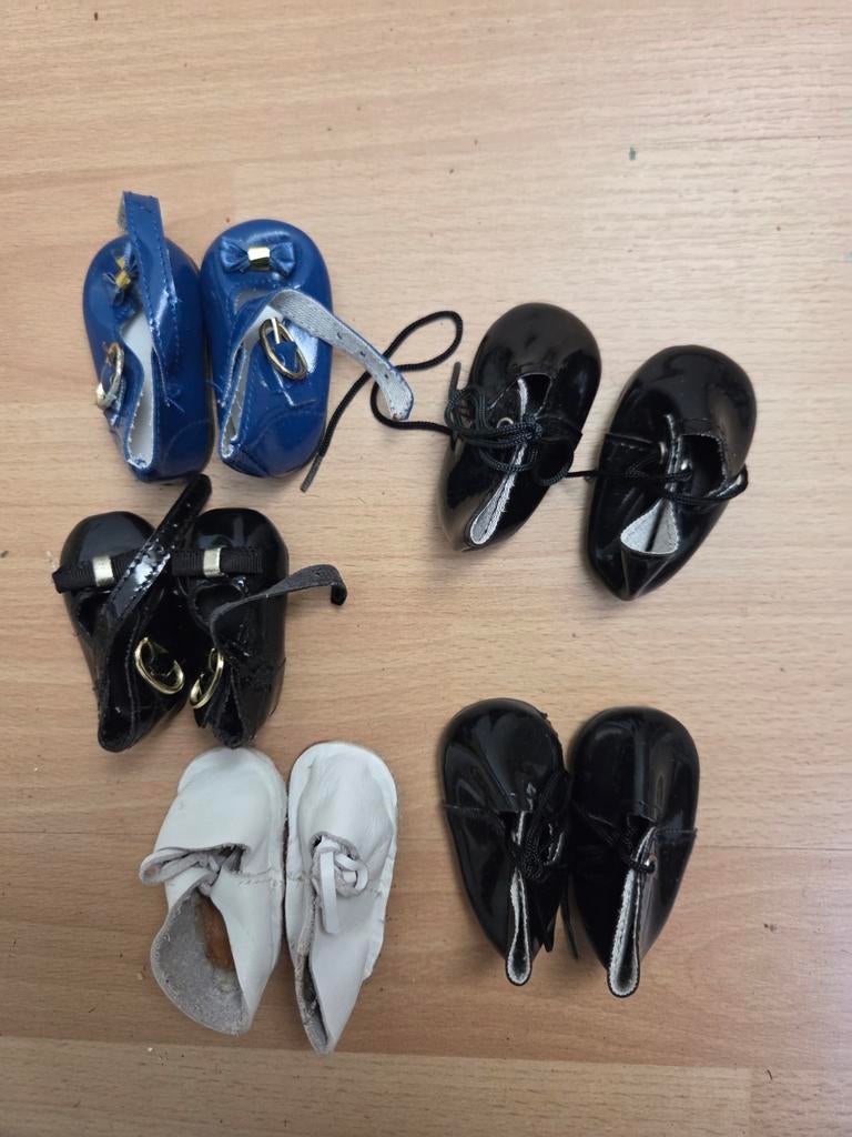 Poppenschoentjes - Set van 4 paar, Kinderen en Baby's, Ophalen of Verzenden