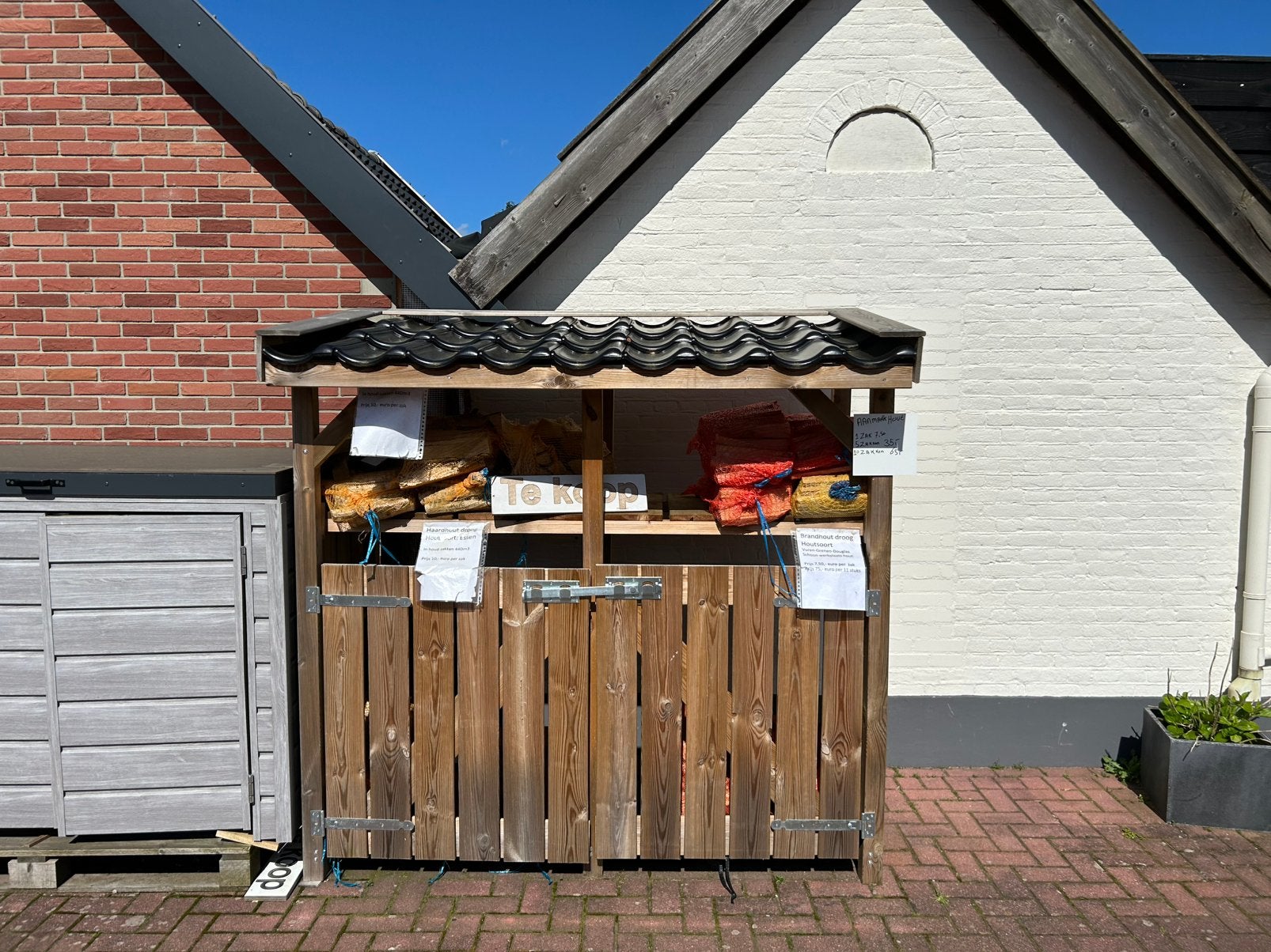 haardhout berging | haardhout | berging hout, Minder dan 3 m³, Ophalen of Verzenden, Blokken