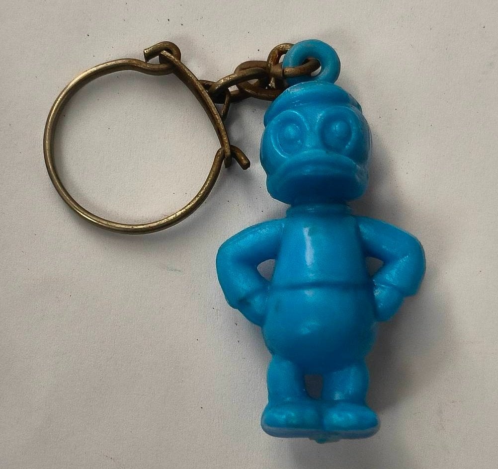 Kwik/Kwek of Kwak sleutelhanger (blauw), Verzamelen, Sleutelhangers, Ophalen of Verzenden, Zo goed als nieuw, Knuffel of Figuurtje