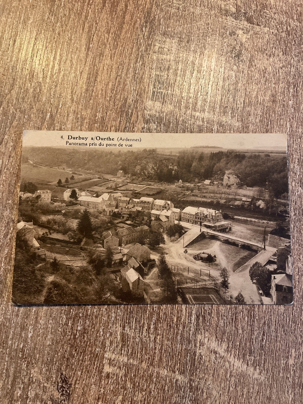 Oude Postkaart Durbuy s/Ourthe (Ardennen) - Panorama, Ophalen of Verzenden, Gelopen, Luxemburg