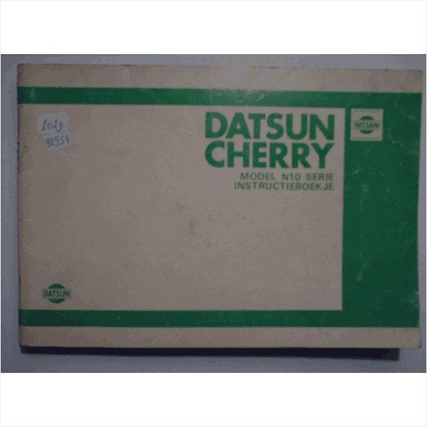 Datsun Cherry Model N10 Instructieboekje 1979 #1 Nederlands, Ophalen of Verzenden