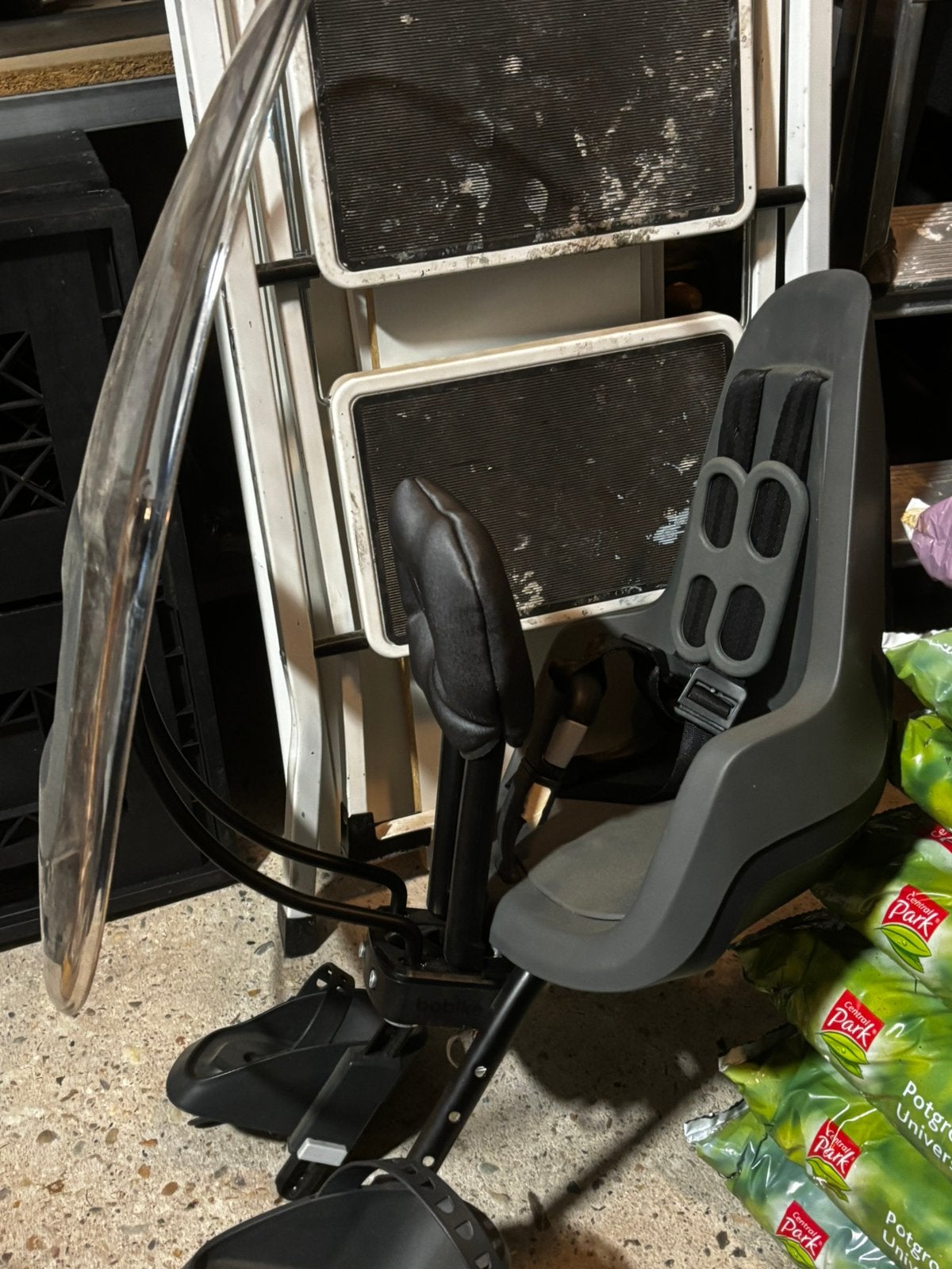 2x Bobike mini voorzitje met windscherm, Fietsen en Brommers, Ophalen, Zo goed als nieuw, 9 t/m 18 kg