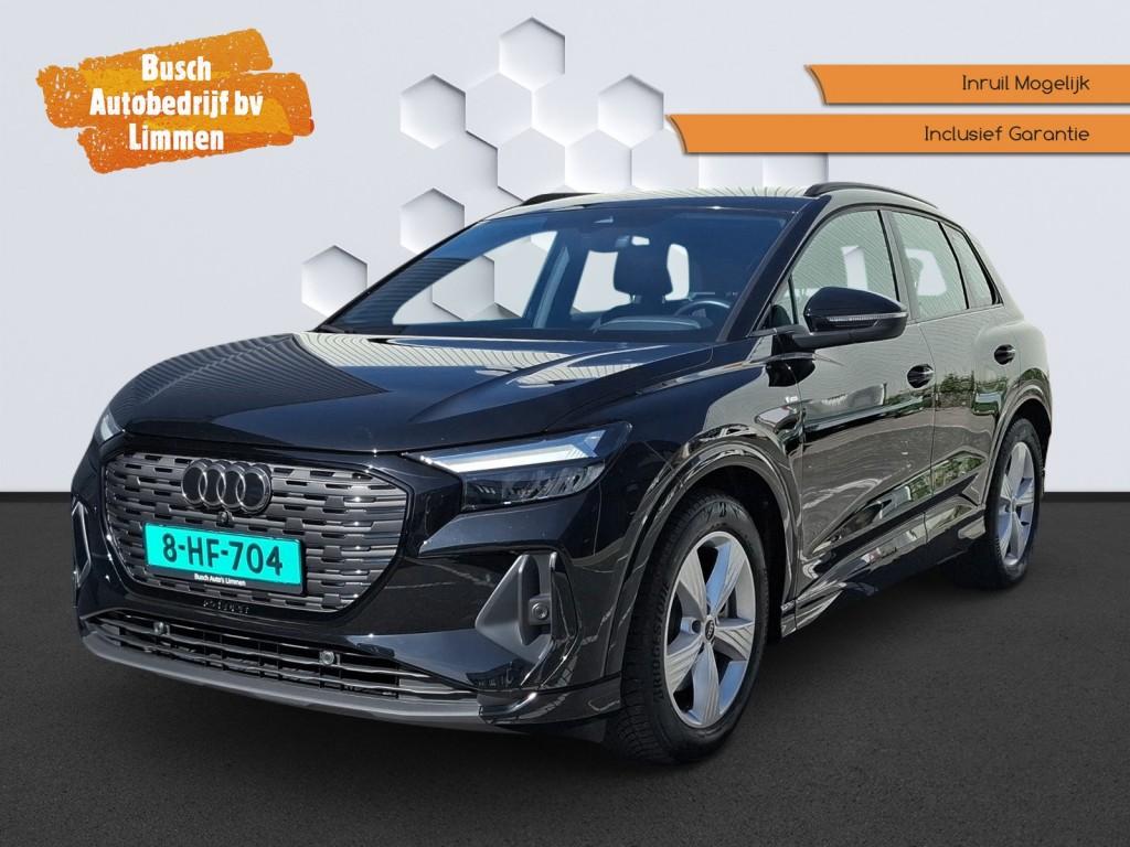 Audi Q4 E-TRON Audi Q4 E-Tron - 45 Quattro Black-Line Advanc, Auto's, Automaat, Gebruikt, Zwart, 286 pk
