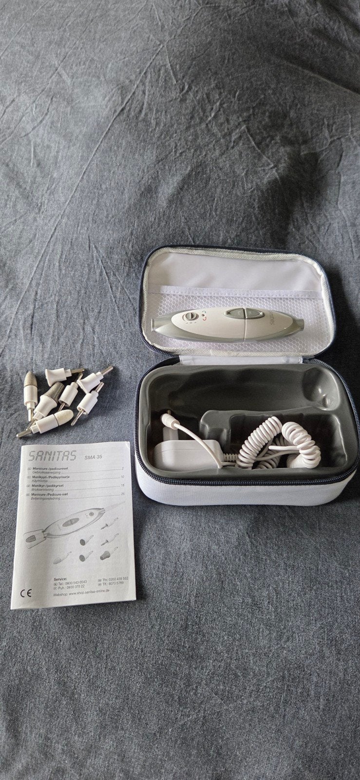 Manicure/pedicure set Sanitas SMA35, Ophalen of Verzenden
