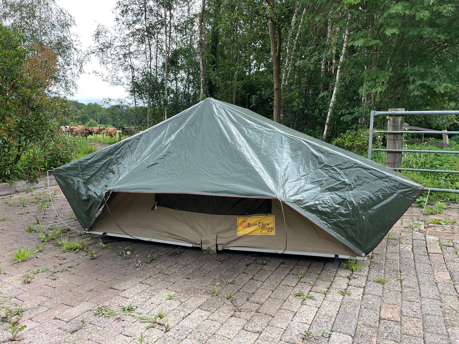 Eezi-Awn Jazz 1400 daktent 4x4, Ophalen, Zo goed als nieuw, Tot en met 2