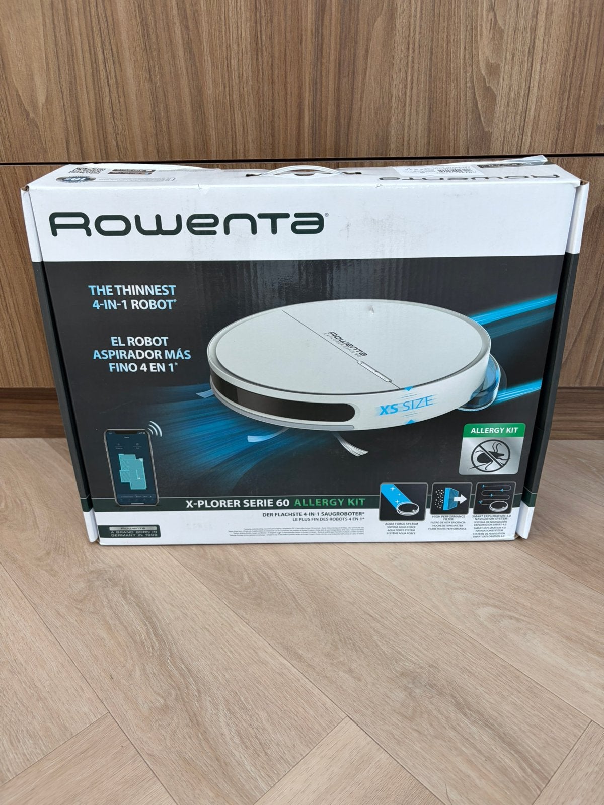 Rowenta X-Plorer Robotstofzuiger met Dweilfunctie |, Ophalen of Verzenden, Nieuw, Robotstofzuiger