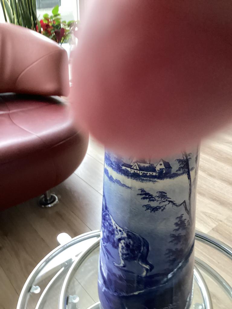 Delfts blauwe kan zeer groot. 60 cm hoog, Huis en Inrichting, Ophalen of Verzenden, Zo goed als nieuw