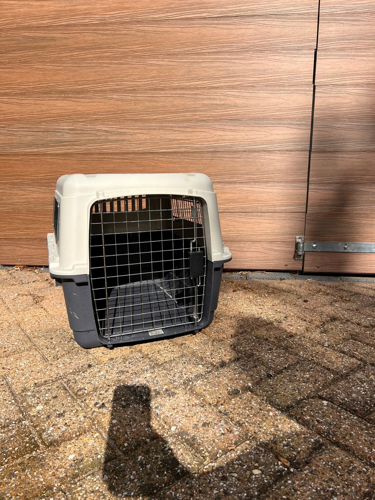 Grote reismand/ bench kat of hond, Dieren en Toebehoren, Ophalen of Verzenden, Gebruikt, Hondenhok, Minder dan 65 cm