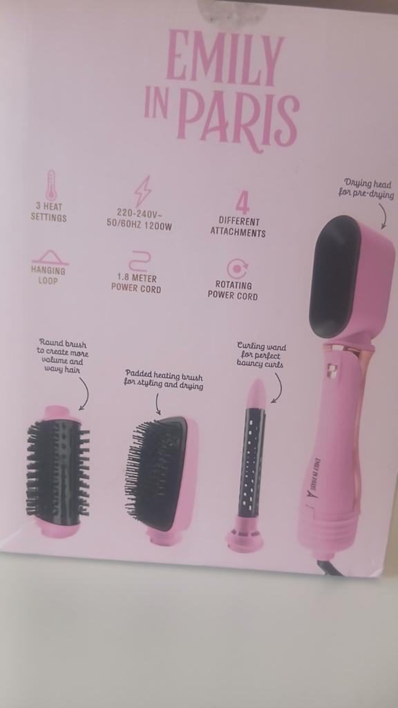 Emily in Paris 4-in-1 Haarstyling Set - Zo goed als nieuw, Ophalen of Verzenden, Zo goed als nieuw, Haarverzorging