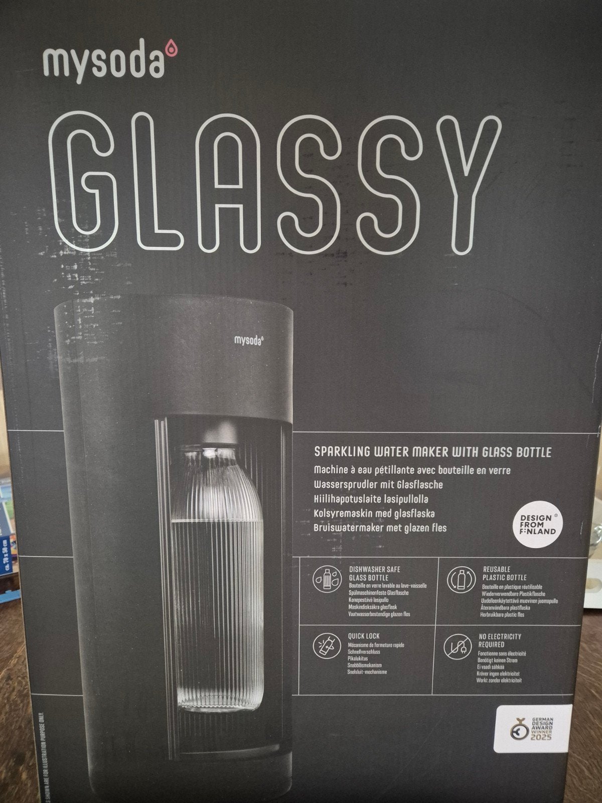 MySoda Glassy Black, Ophalen of Verzenden, Nieuw
