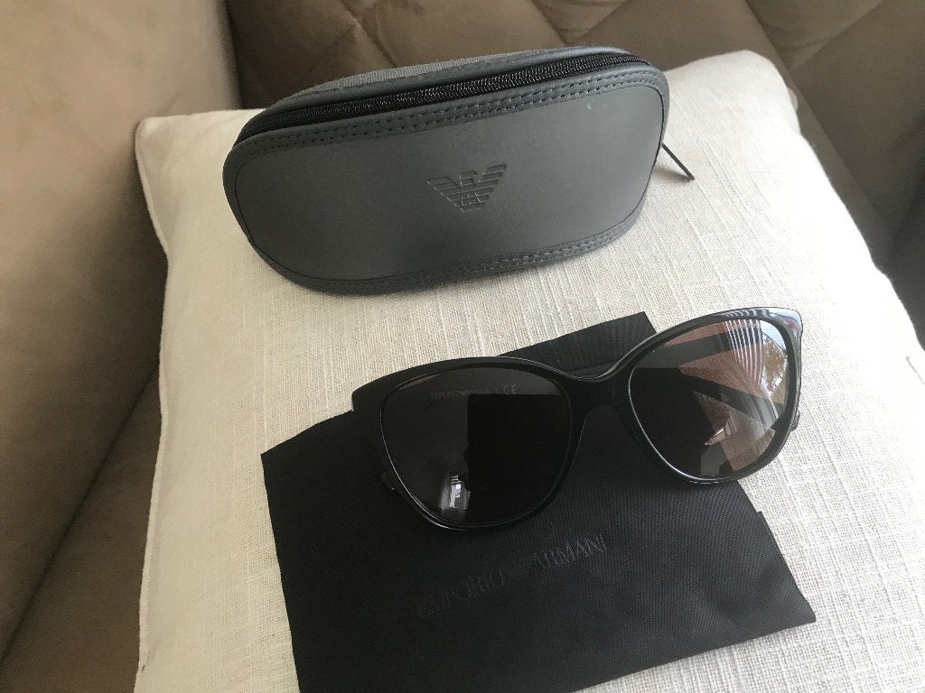 Emporio Armani dames zonnebril, Ophalen, Gebruikt, Zwart, Overige merken