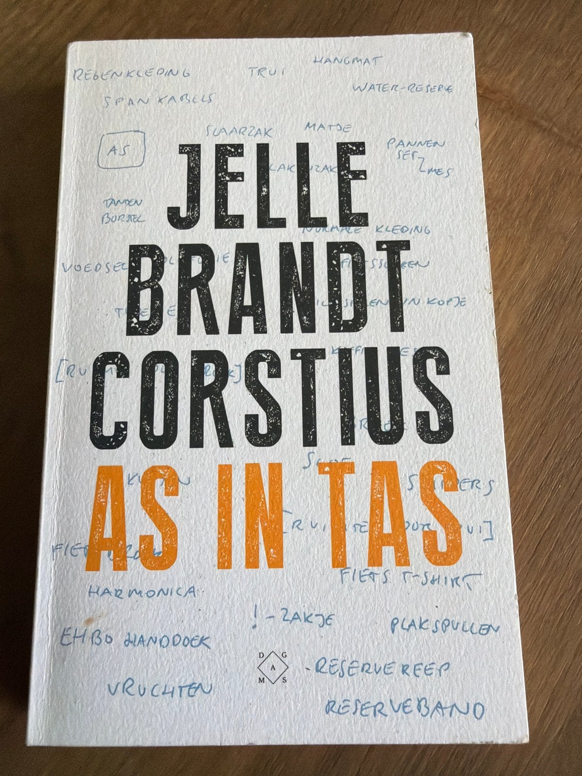 HKR.   Jelle Brandt Corstius - As in tas, Ophalen of Verzenden, Zo goed als nieuw, Nederland, Jelle Brandt Corstius