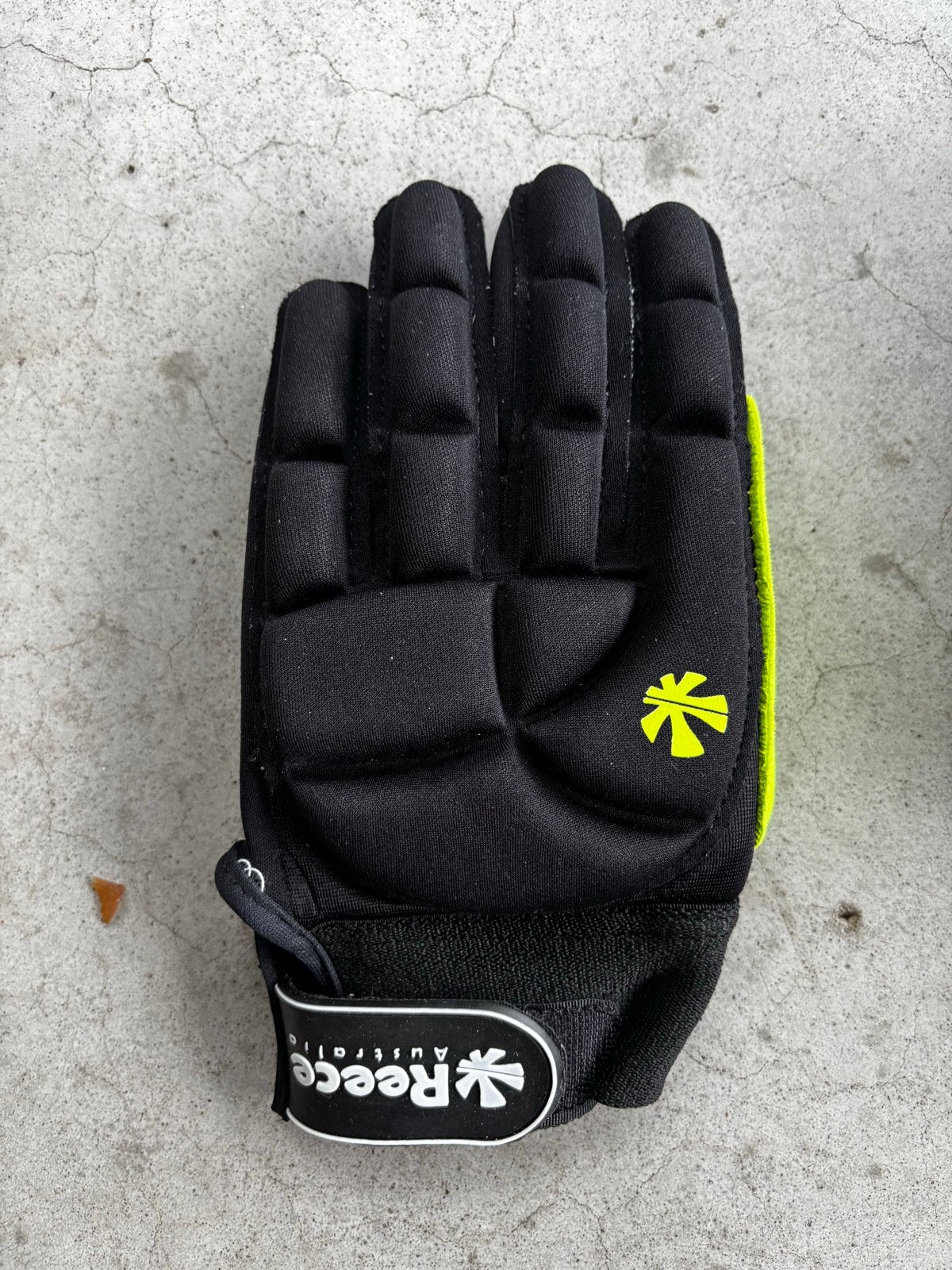 Reece Hockey Handschoen Maat M - Zwart/Neon Geel, Ophalen of Verzenden, Zo goed als nieuw, Overige typen