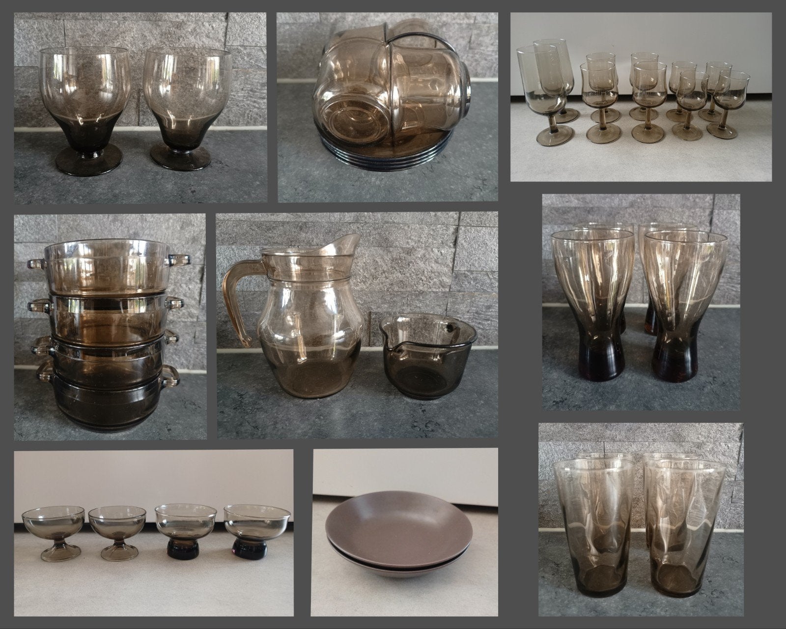 Servies/glaswerk, vintage, Arcoroc, arcopal, luminarc, rook, Ophalen, Glas, Vintage
