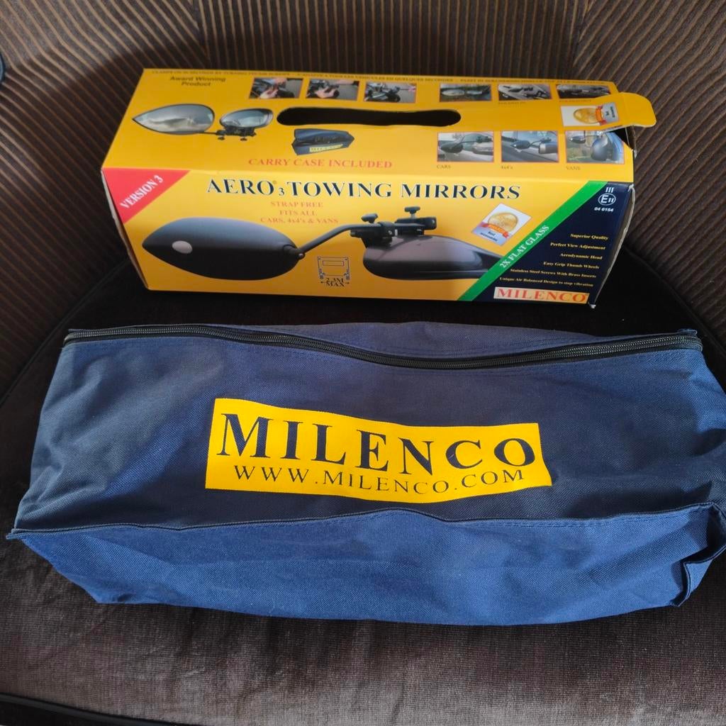 Milenco aero 3 caravanspiegels., Ophalen of Verzenden, Nieuw