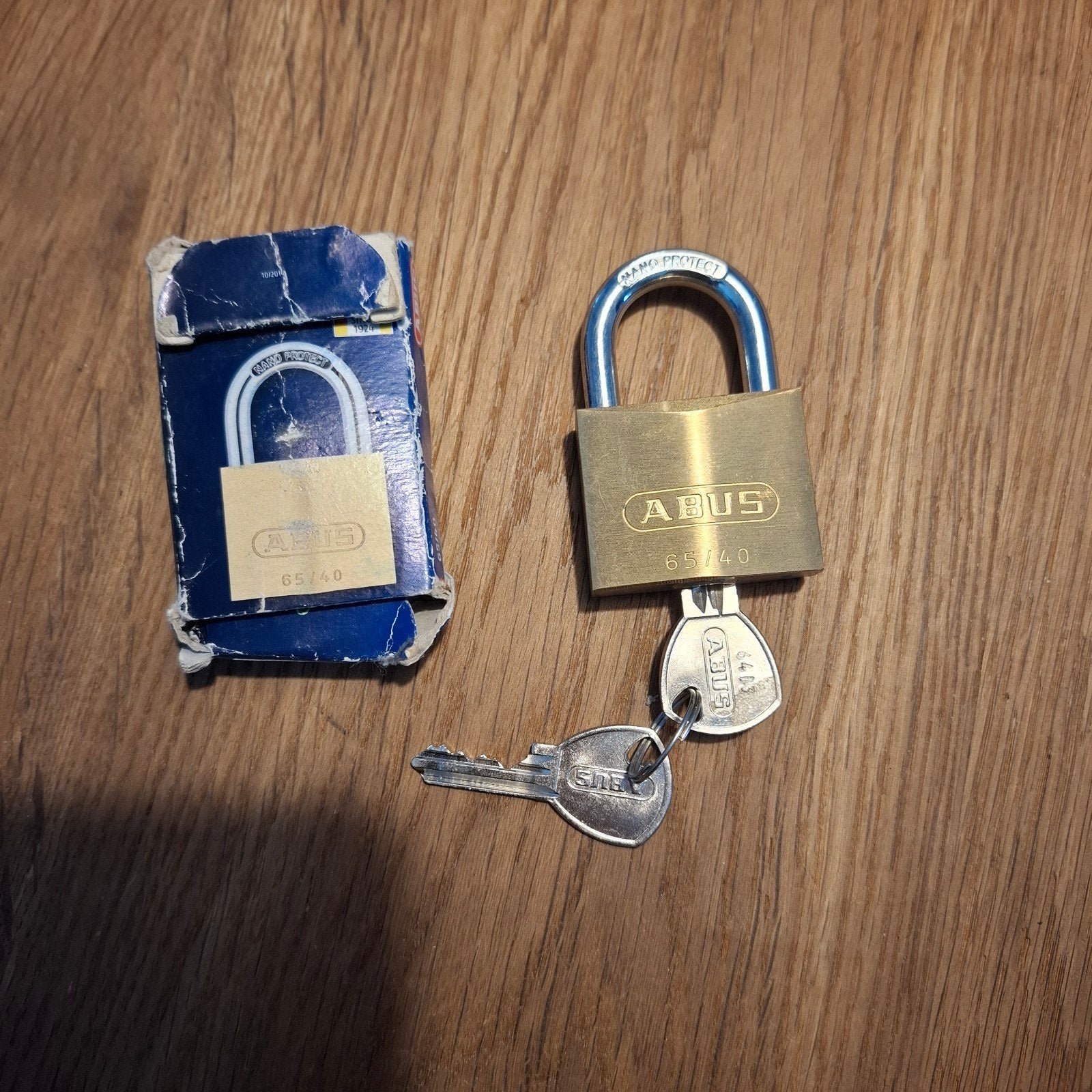 Abus slot 65/40, Ophalen, Slot