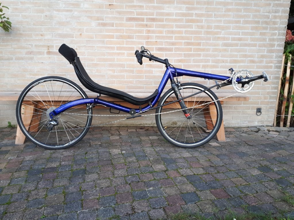 mooie blauwe m5 mid racer, Fietsen en Brommers, Overige merken, Velgrem, Ophalen of Verzenden, Zo goed als nieuw