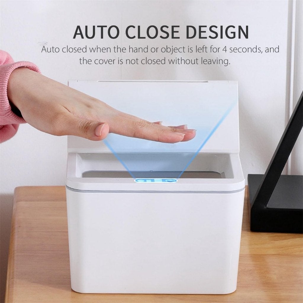 Automatische prullenbak met infrared sensor 4L, Kunststof, Nieuw, Ophalen of Verzenden, Minder dan 10 liter