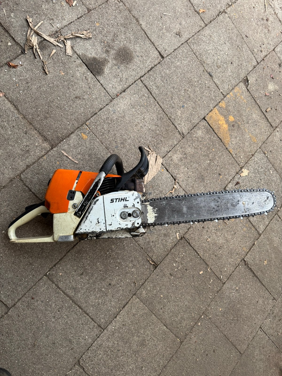 Stihl ms 046 met handvat verwarming, Ophalen, Gebruikt, 70 mm of meer, Kettingzaag