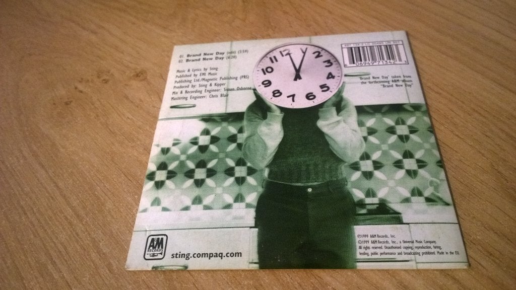 Sting ‎– Brand New Day , cardboard sleeve, Ophalen, Gebruikt, Rock en Metal