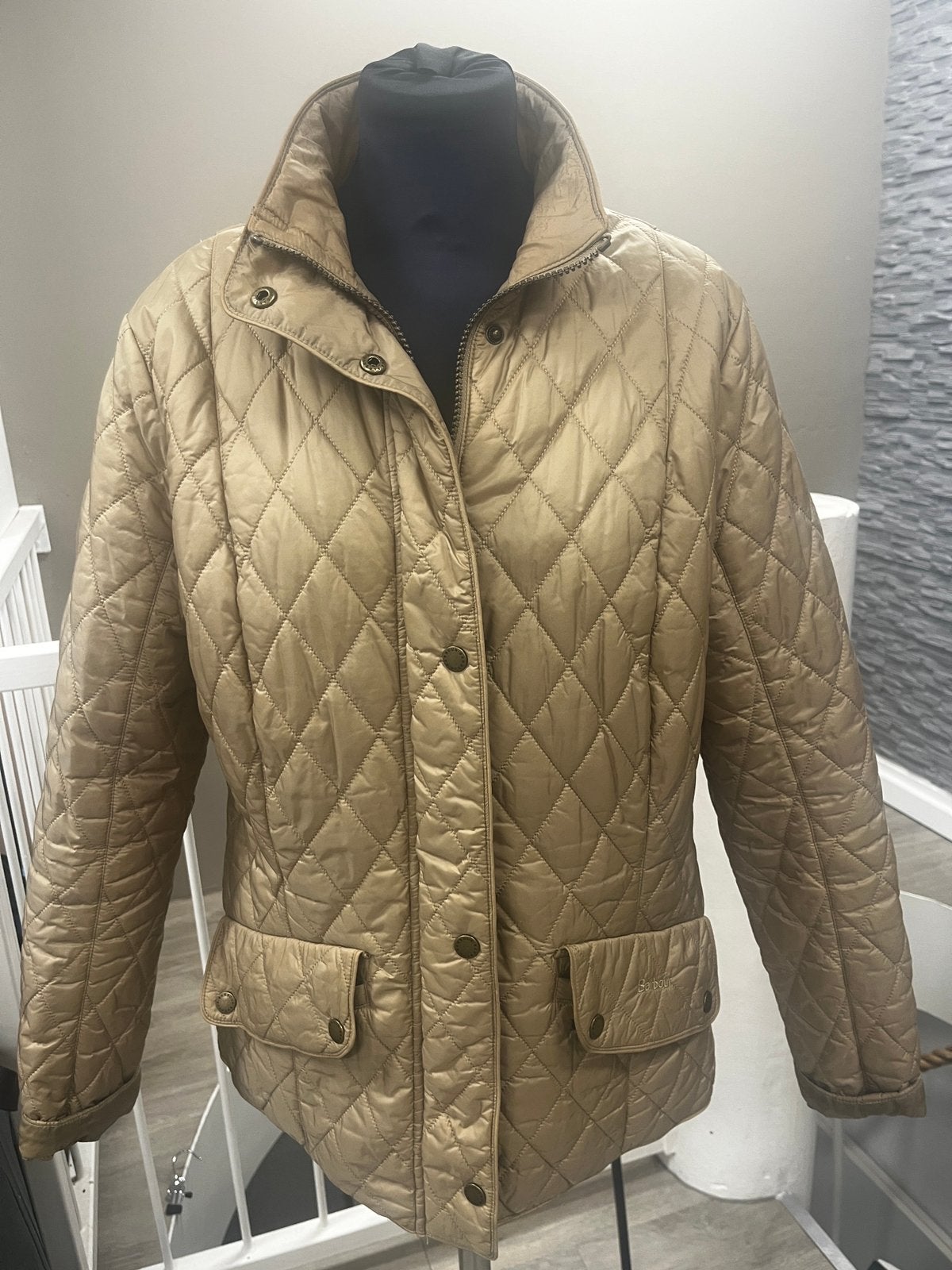 Barbour damesjas camel, Kleding | Dames, Ophalen of Verzenden, Zo goed als nieuw, Maat 42/44 (L), Bruin