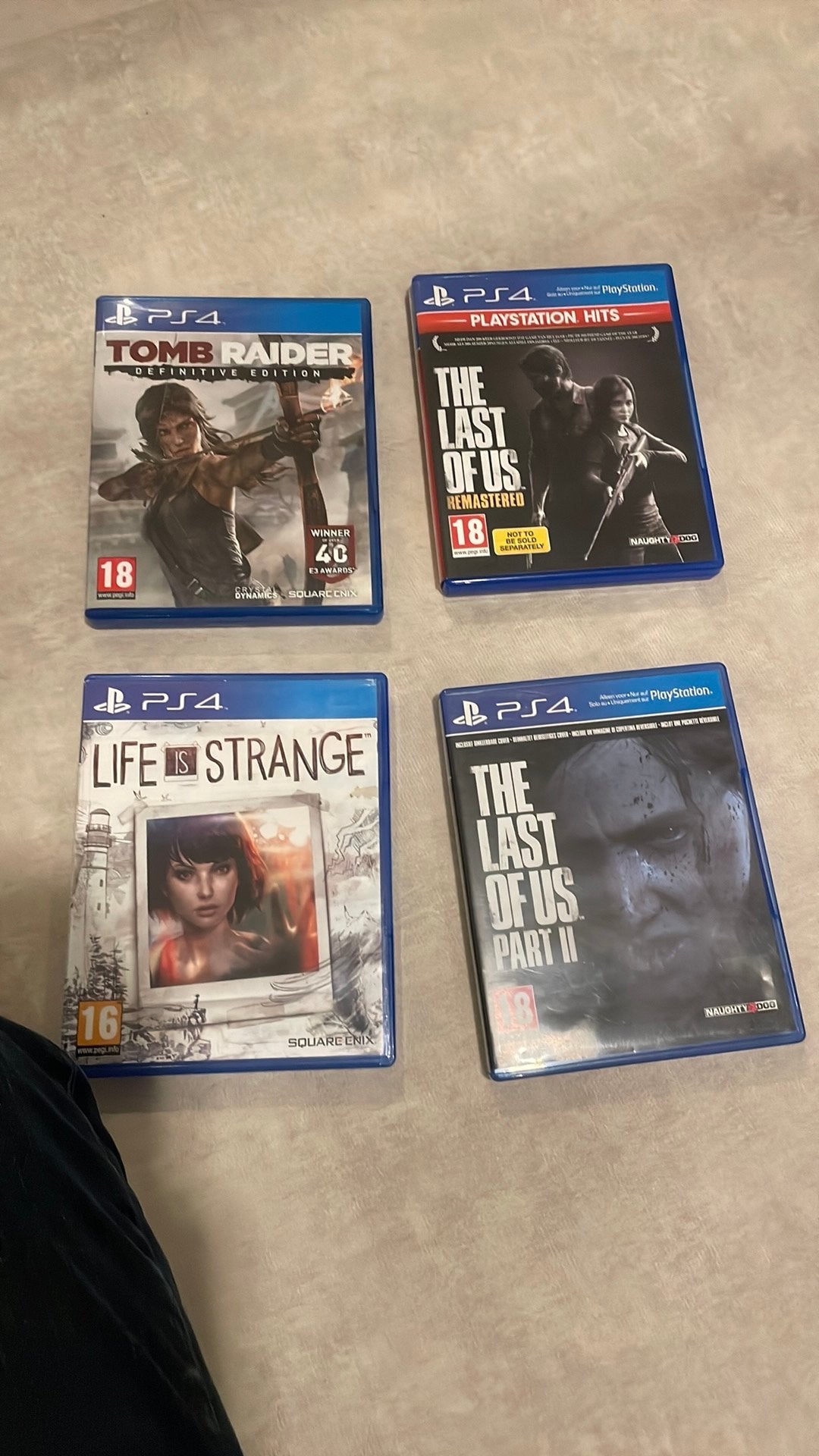 PS4 Games: The Last of Us, Tomb Raider, Life is Strange, Spelcomputers en Games, Avontuur en Actie, Vanaf 18 jaar, 1 speler, Ophalen of Verzenden