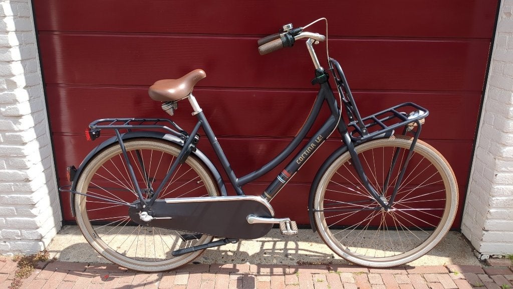 Cortina U4 damesfiets, 57cm, 3 versnellingen, Overige merken, Versnellingen, Zo goed als nieuw, Trommelrem