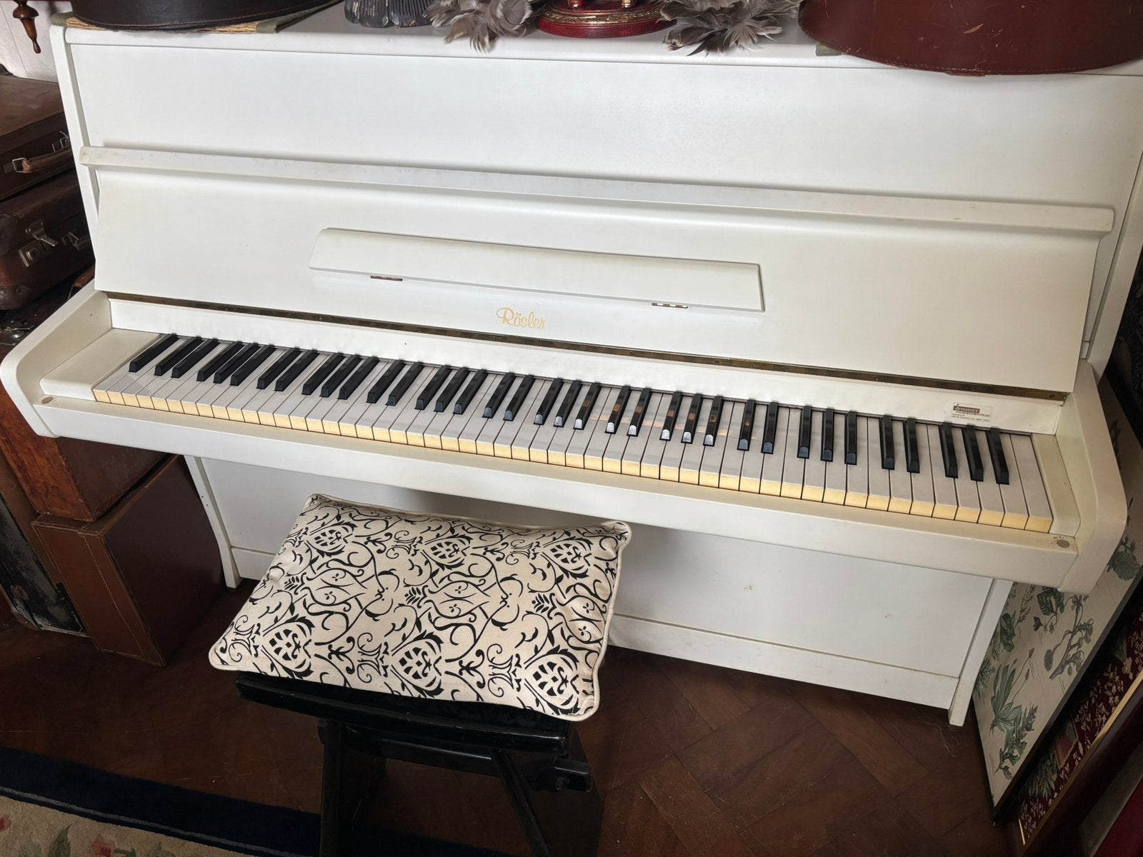Rösler piano, Ophalen, Gebruikt