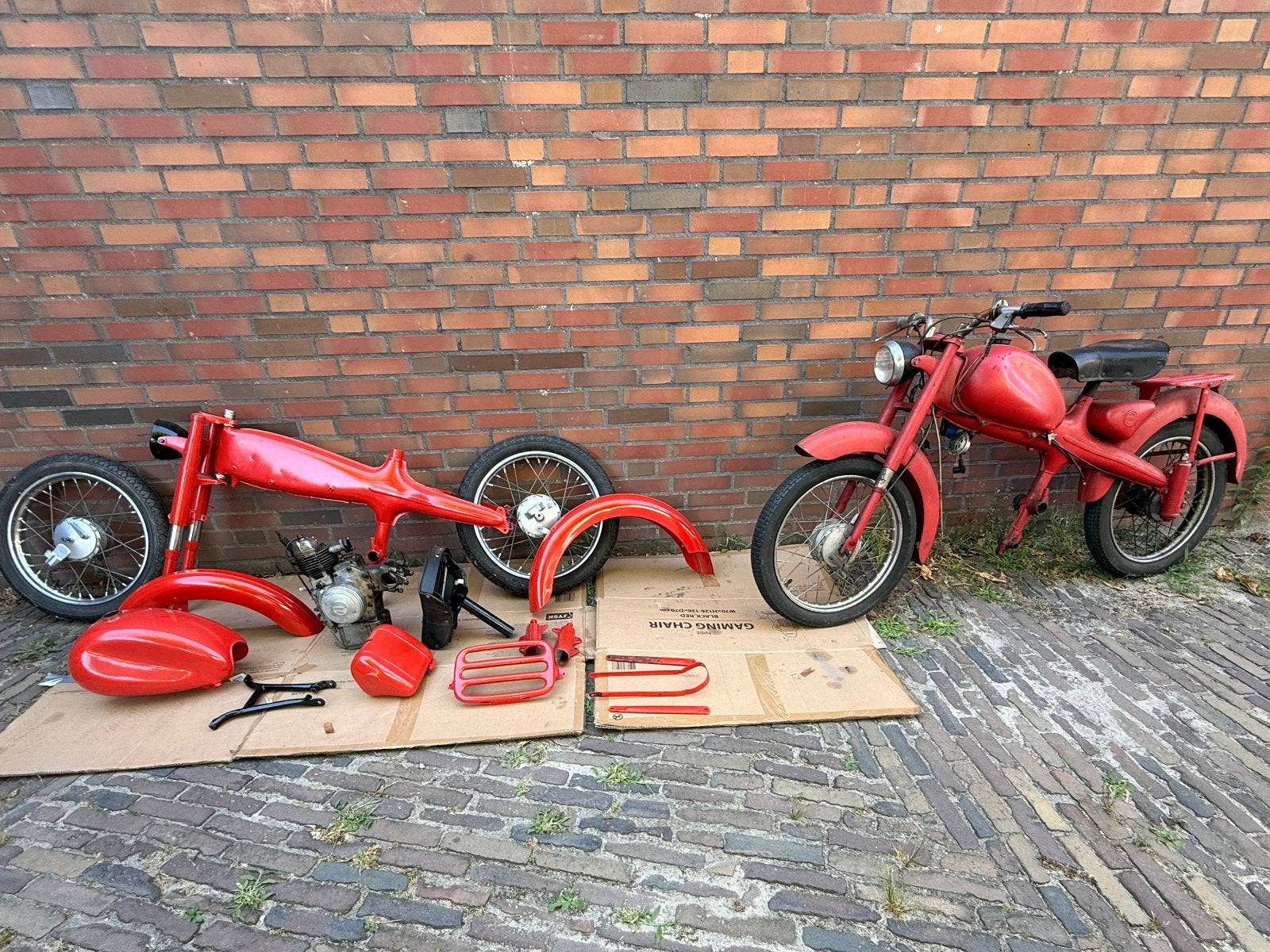 Motom 48C 4takt schakelbrommer (2 stuks, in 1 koop), Maximaal 45 km/u, 49 cc, 3 versnellingen, Ophalen