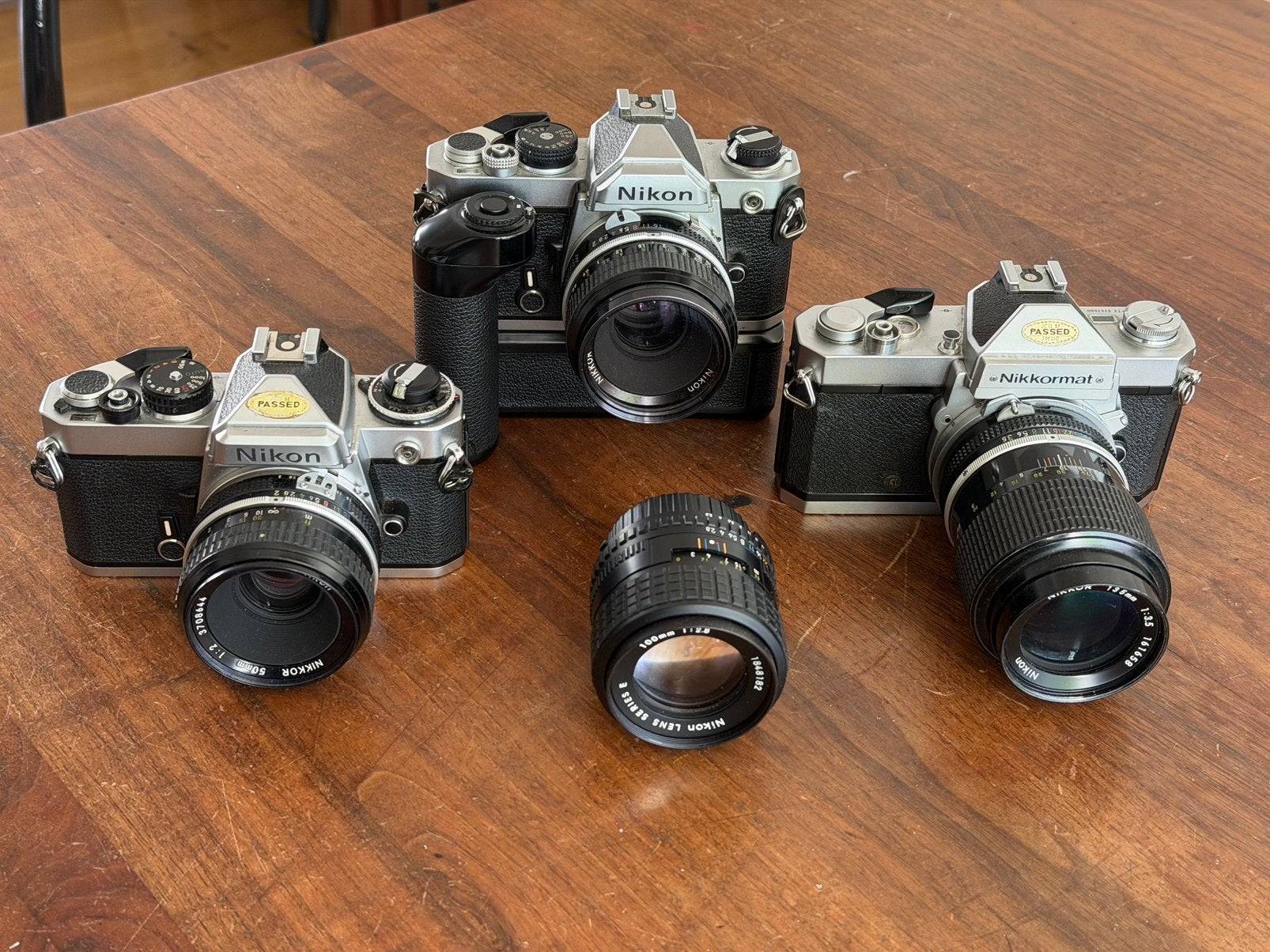 Nikon FM FE FT2, Ophalen of Verzenden, Zo goed als nieuw, Spiegelreflex, Nikon