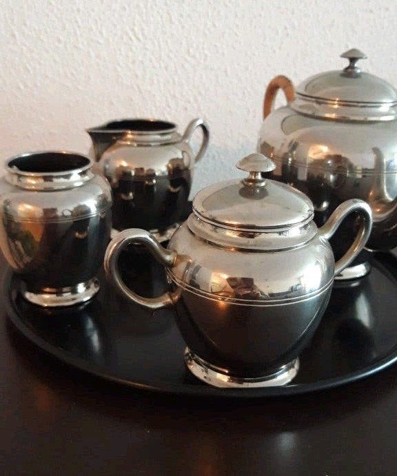 Theeservies + Dienblad, Antiek en Kunst, Ophalen of Verzenden
