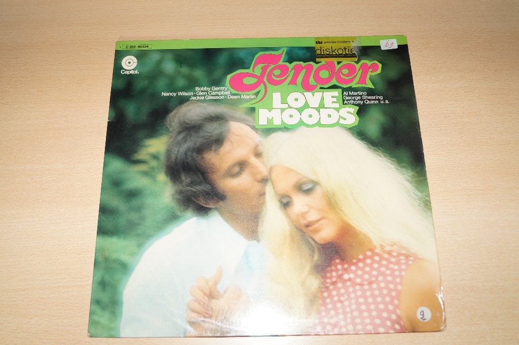 LP Tender Love Moods - krasvrij 1705, Ophalen, LP, Pop, Zo goed als nieuw