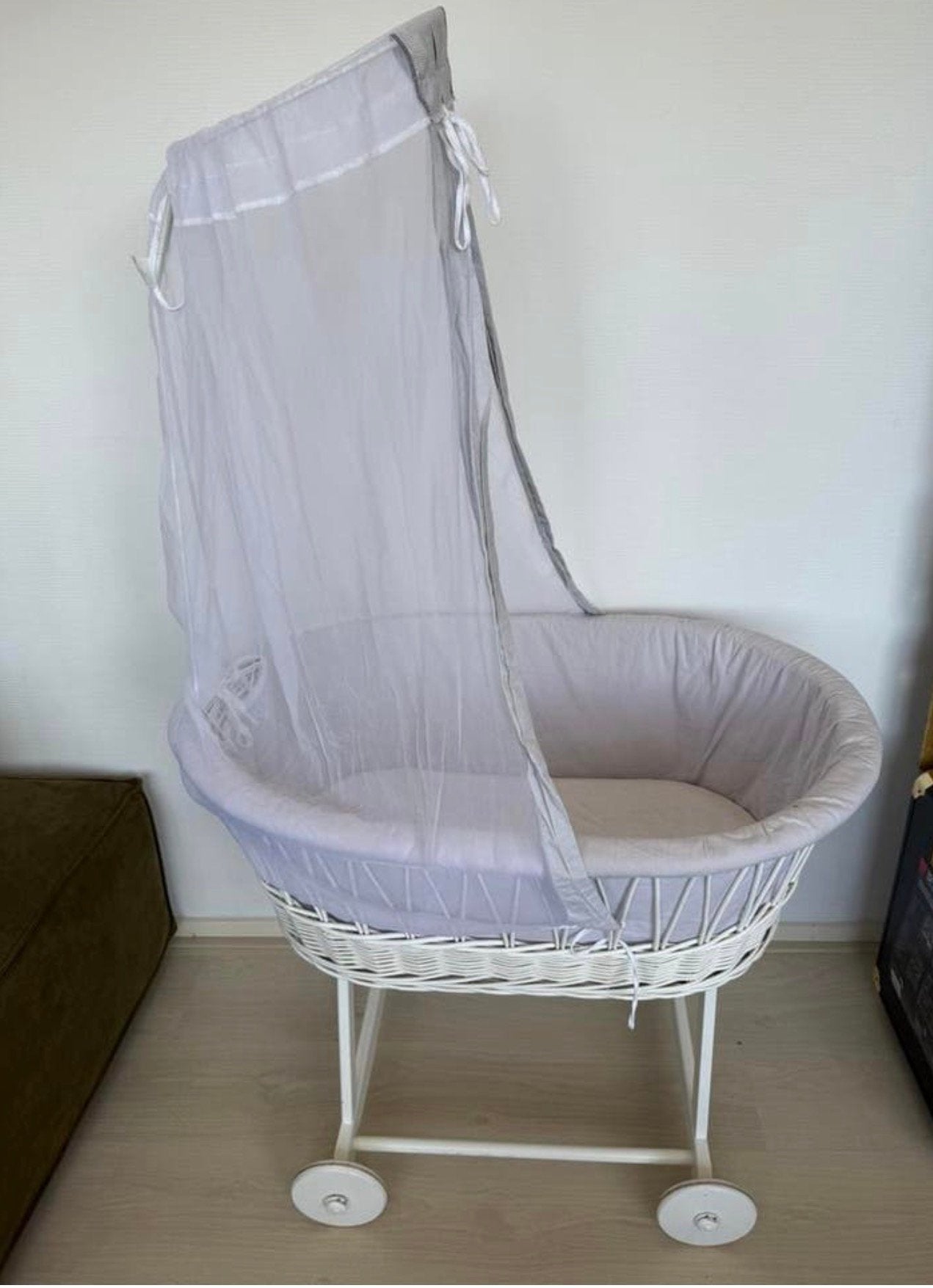 Babywieg op wielen, Ophalen, Zo goed als nieuw, Wieg