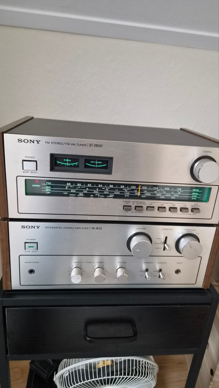 Sony versterker met tuner, Ophalen, Sony