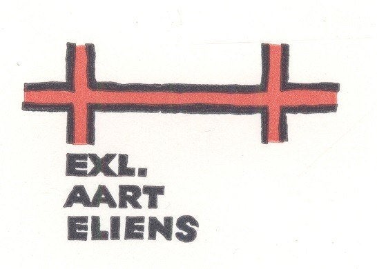 0172 Ex Libris Nederland : Cees Andriessen, z.j., Verzenden, Ex libris