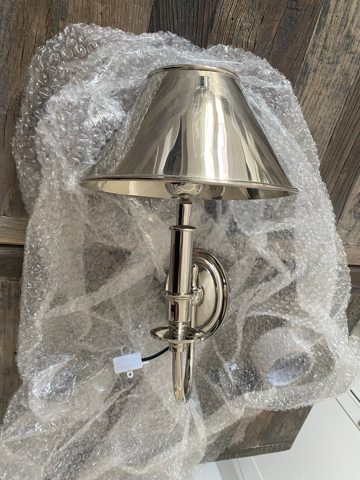 Nieuwe Chroom wandlamp van Colmore, Ophalen of Verzenden, Nieuw, Metaal