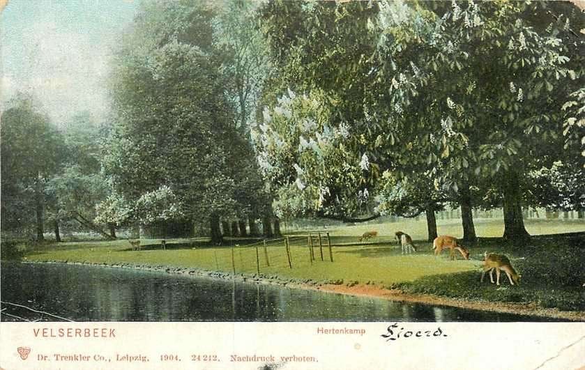 300-141-005 Velsen Hertenkamp, Verzenden, Voor 1920, Noord-Holland