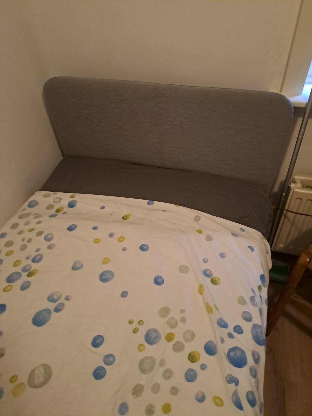 Ikea bed 1 persoons en matras, Huis en Inrichting, Slaapkamer | Bedden, 90 cm, Eenpersoons, Wit, Ophalen of Verzenden