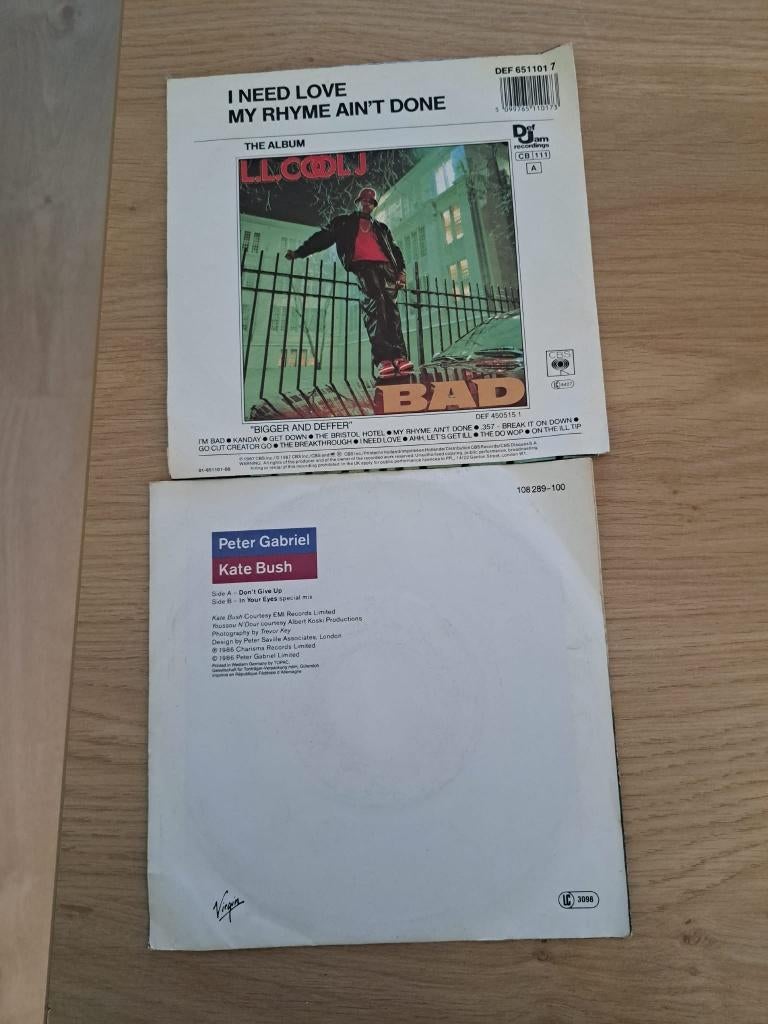 ll cool j  kate bush peter gabriel, Ophalen of Verzenden, Gebruikt, 12 inch