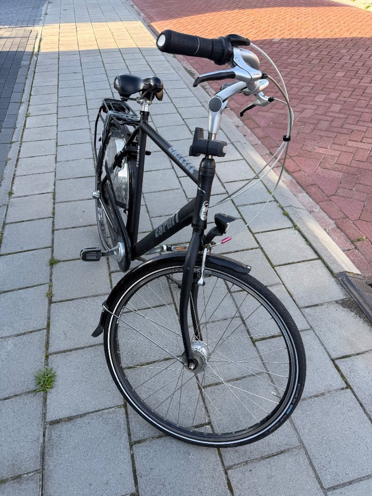 Gazelle herenfiets esprit 61cm, Ophalen, Gebruikt, Velgrem, Versnellingen