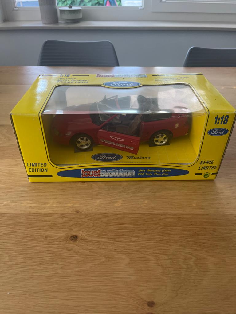 Ford Mustang Cobra 500 Indy Pace Car 1:18, Ophalen of Verzenden, Nieuw, Auto, Overige merken