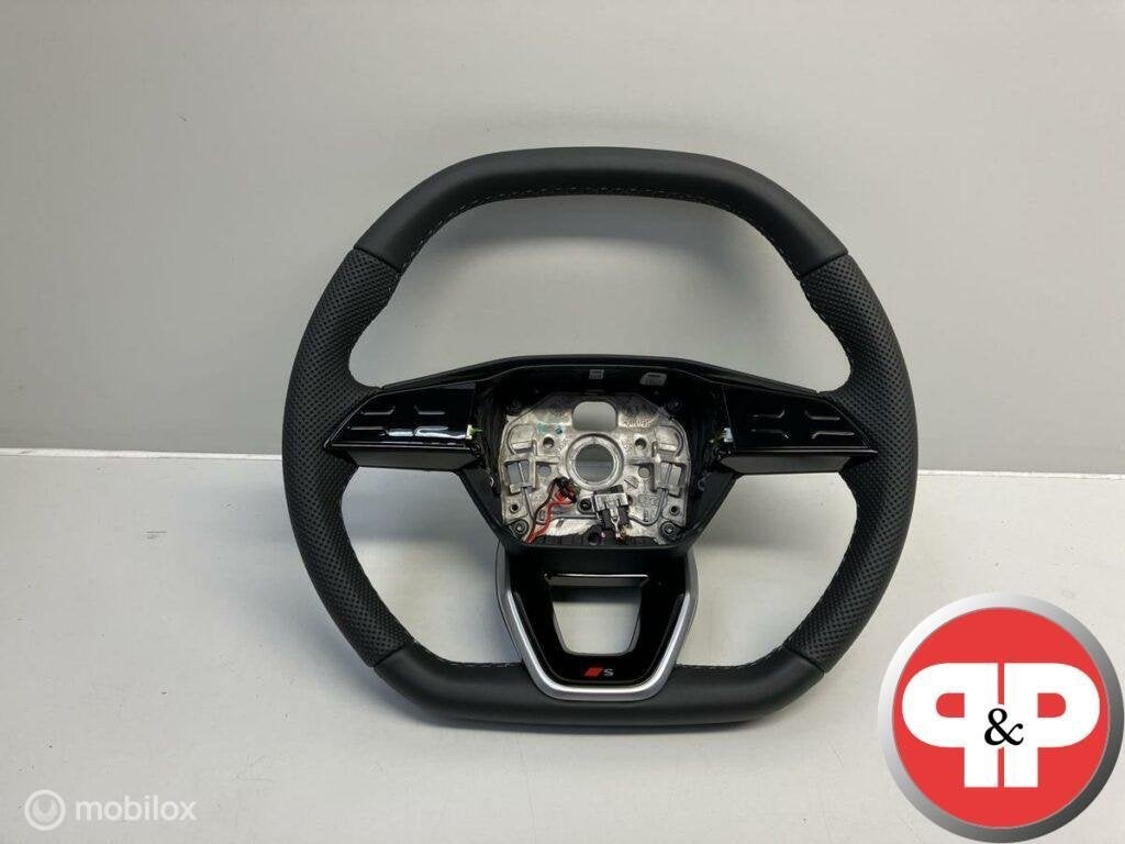 Audi A6 E-tron Q6 E-tron S-line stuurwiel afgevlakt, Auto-onderdelen, Interieur en Bekleding