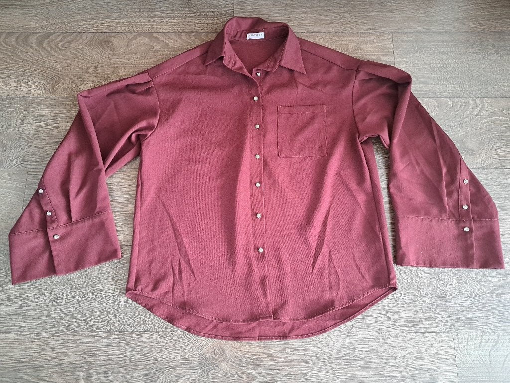 Loavies Blouse   -   L    jusa17, Maat 42/44 (L), Ophalen of Verzenden, Rood, Loavies