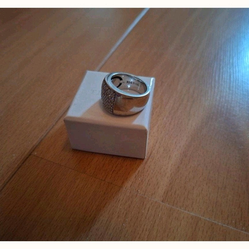 zilveren ring  Tisento 17, Sieraden, Tassen en Uiterlijk, Horloges | Dames, Overige merken, Overige materialen, Ophalen of Verzenden