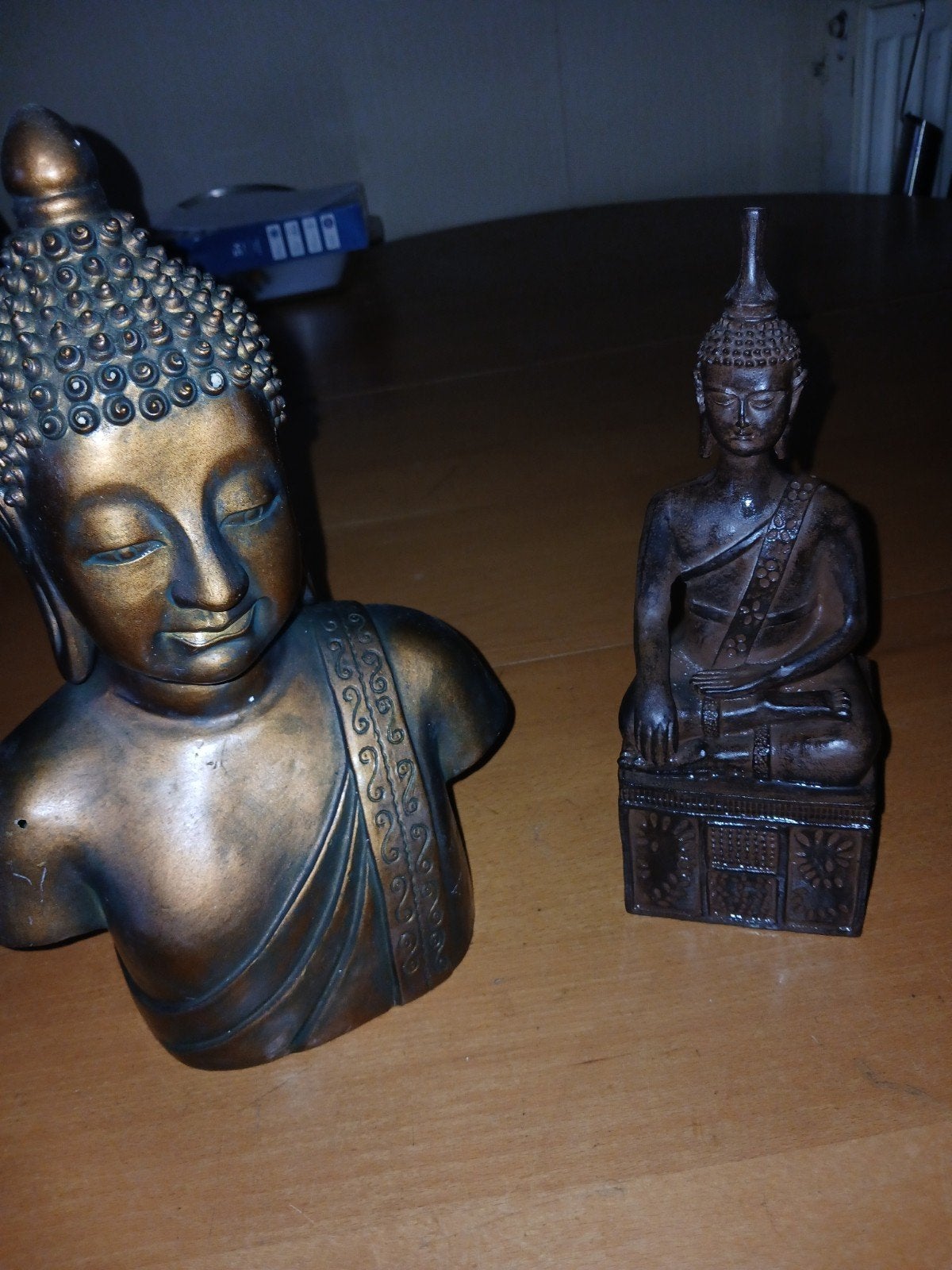 Diverse Boeddha Beelden - Set van 9, Huis en Inrichting, Woonaccessoires | Boeddhabeelden, Gebruikt, Steen/keramiek, Ophalen of Verzenden