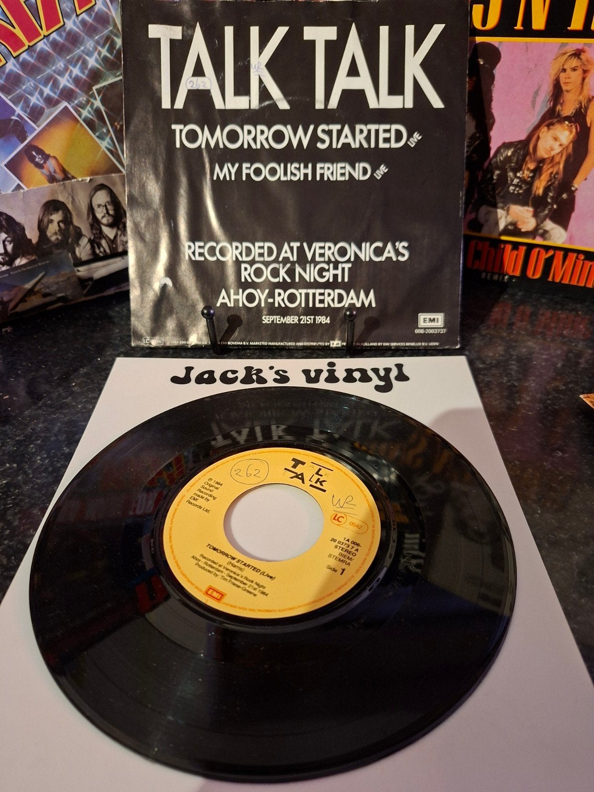Talk Talk - Tomorrow Started (Live) 7 inch vinyl single 1984, Rock, Gebruikt, 7 inch, Ophalen of Verzenden