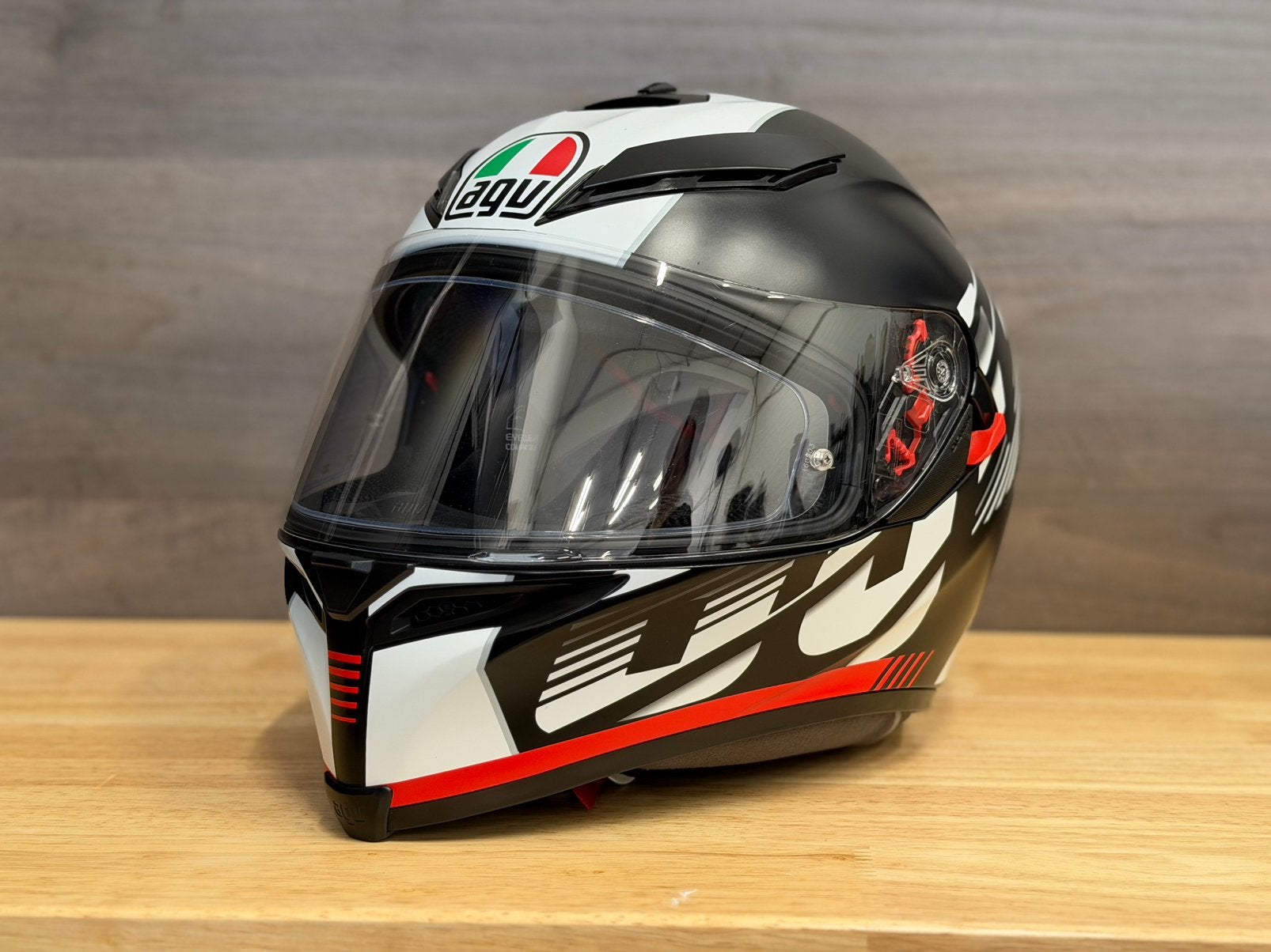 AGV K5 integraalhelm maat M pinlock visier, Ophalen, M, Tweedehands, Integraalhelm