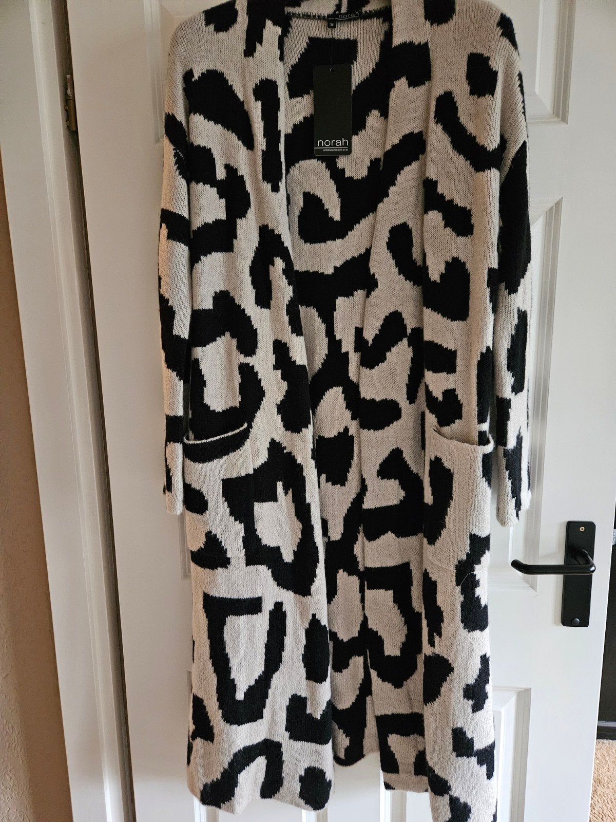 Norah Leopard Print Lang Vest - Nieuw maat 36/38/40 met kaar, Maat 38/40 (M), Zwart, Nieuw, Ophalen of Verzenden